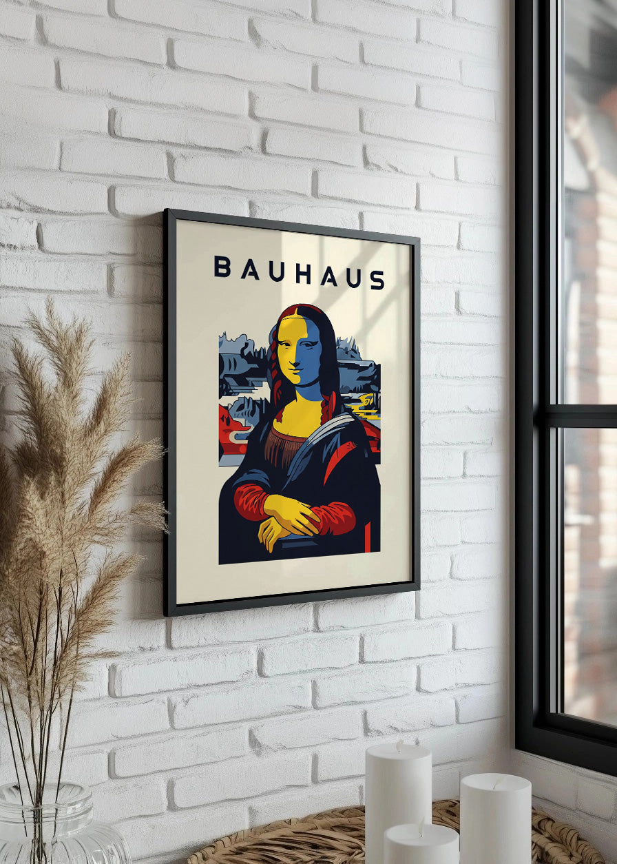 Cuadro Mona Lisa Bauhaus