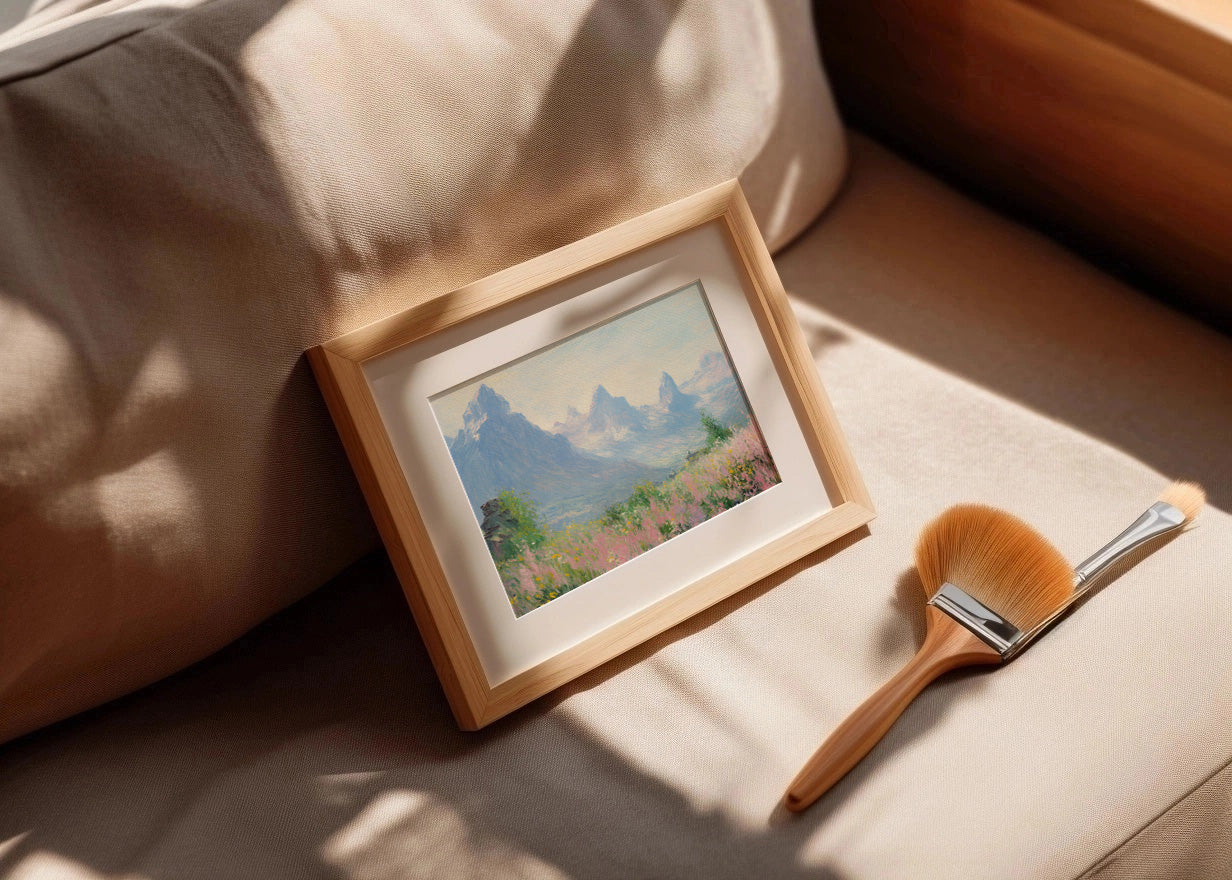 Cuadro ​Monet mountain