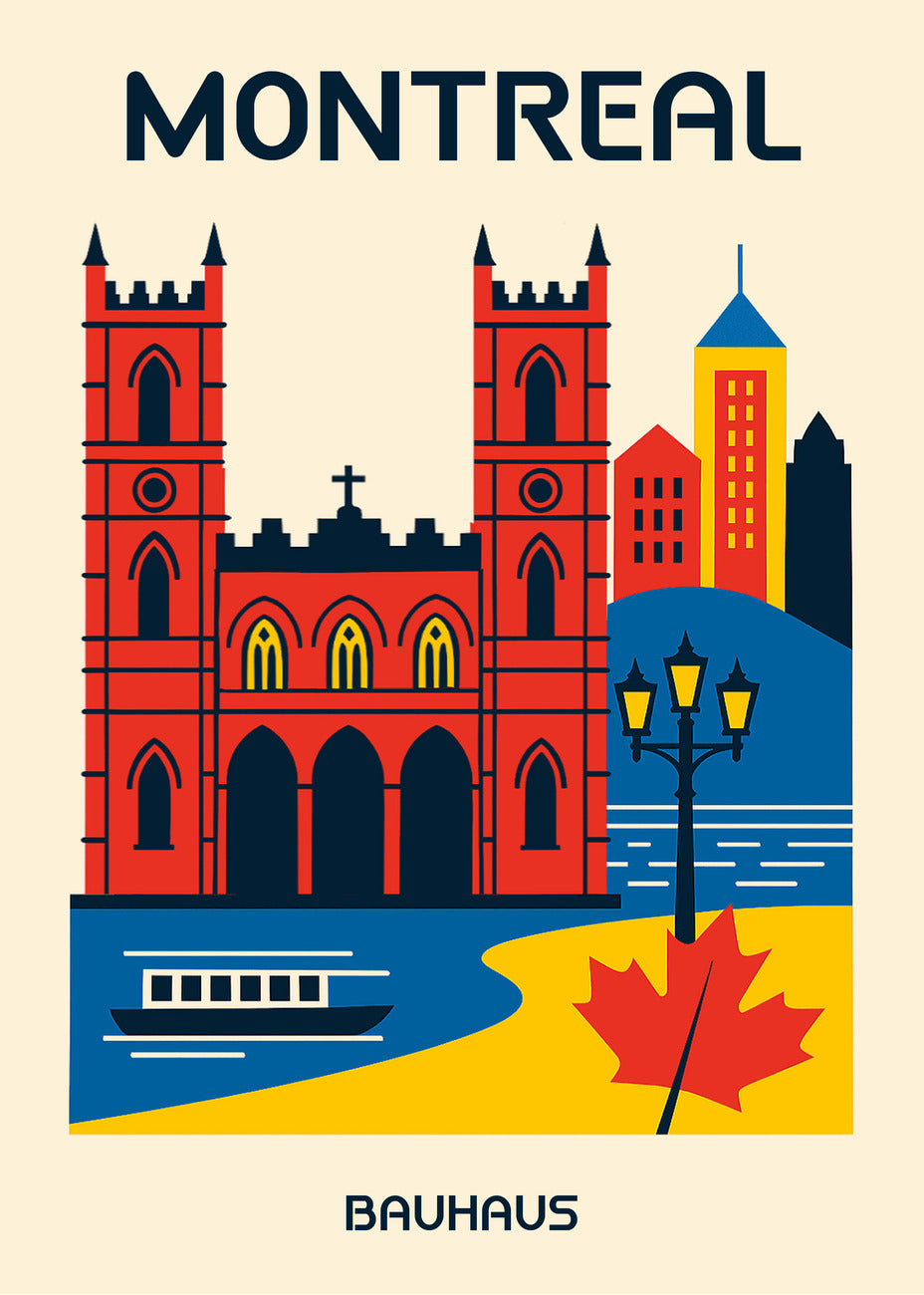 Cuadro Montreal Poster Bauhaus