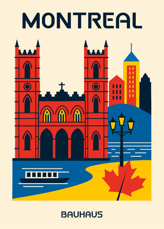 Cuadro Montreal Poster Bauhaus
