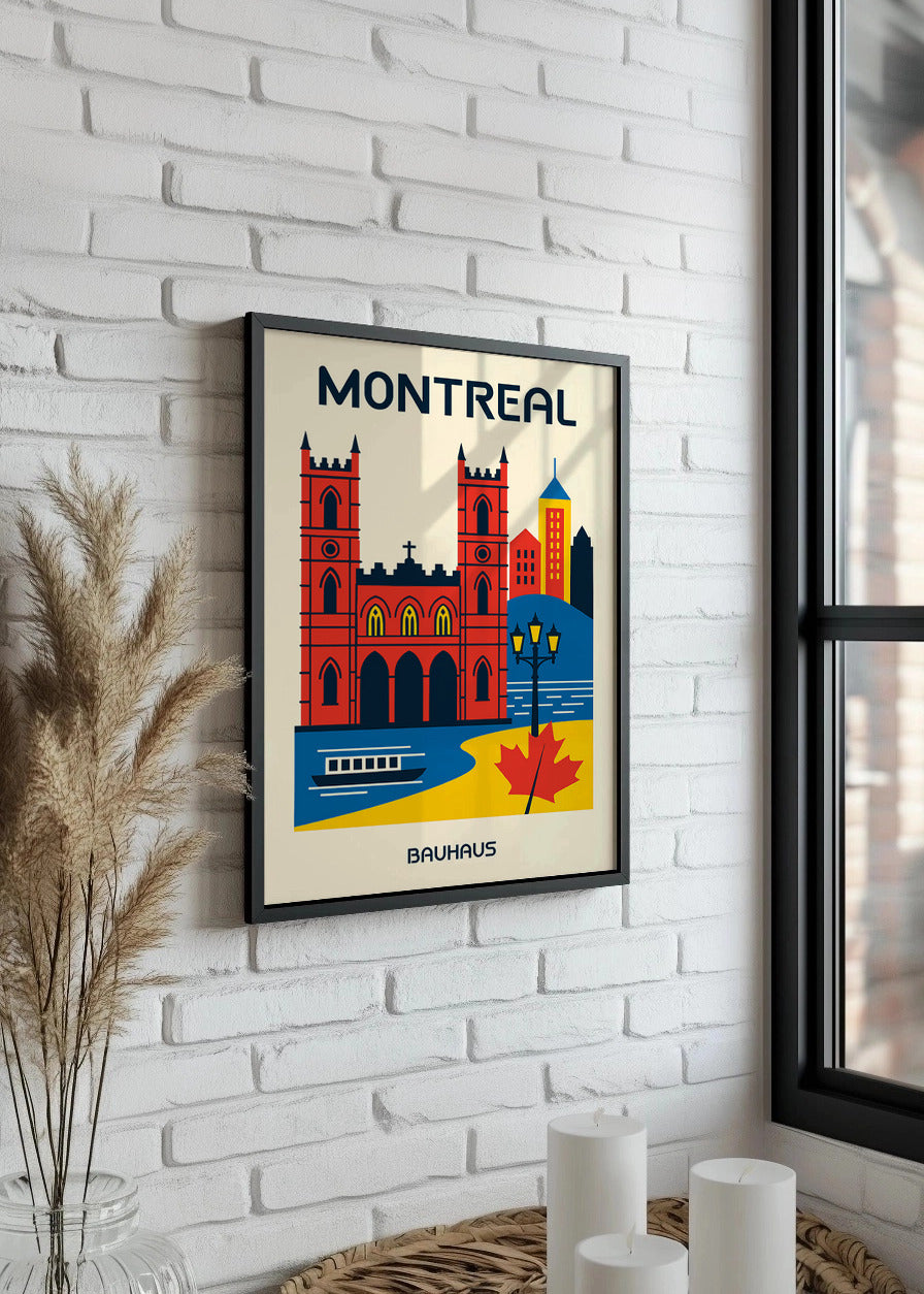 Cuadro Montreal Poster Bauhaus