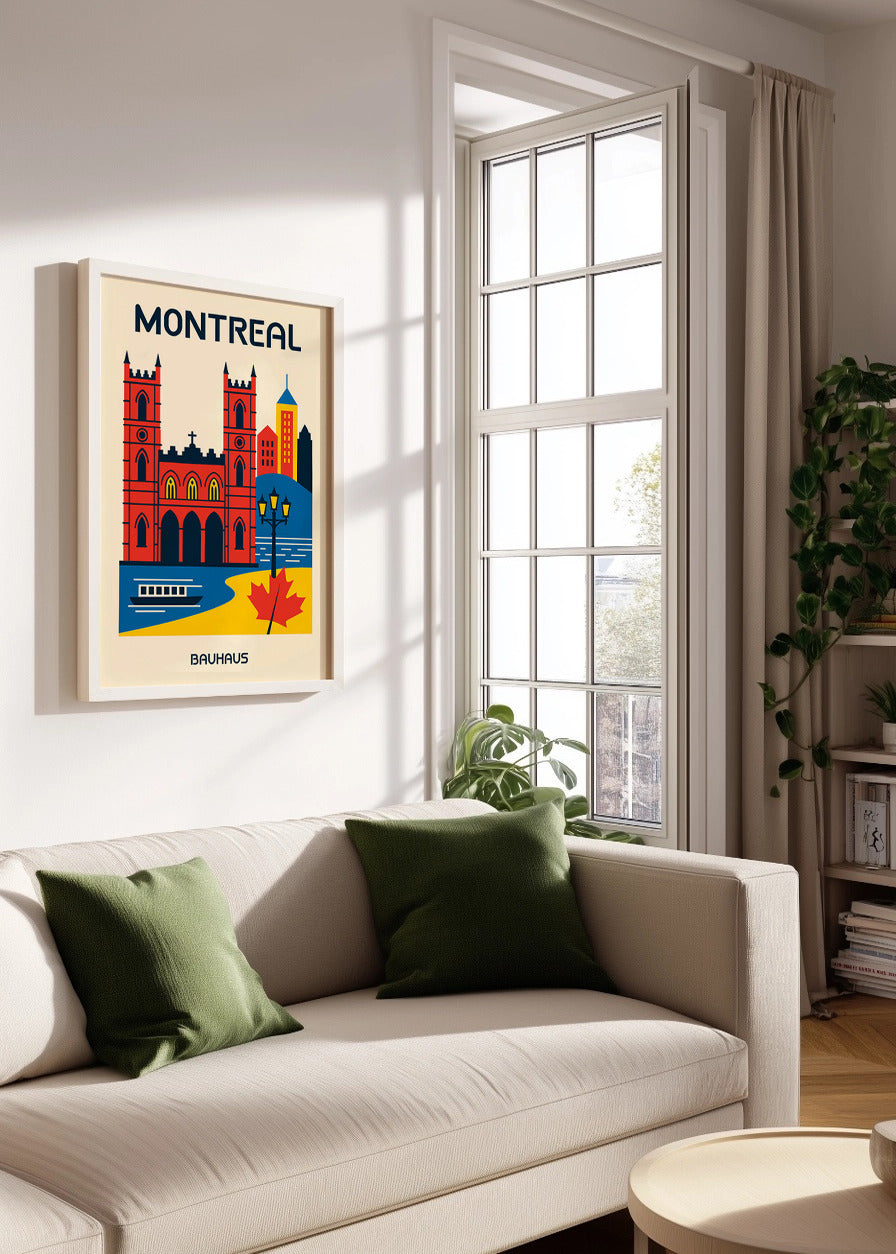 Cuadro Montreal Poster Bauhaus