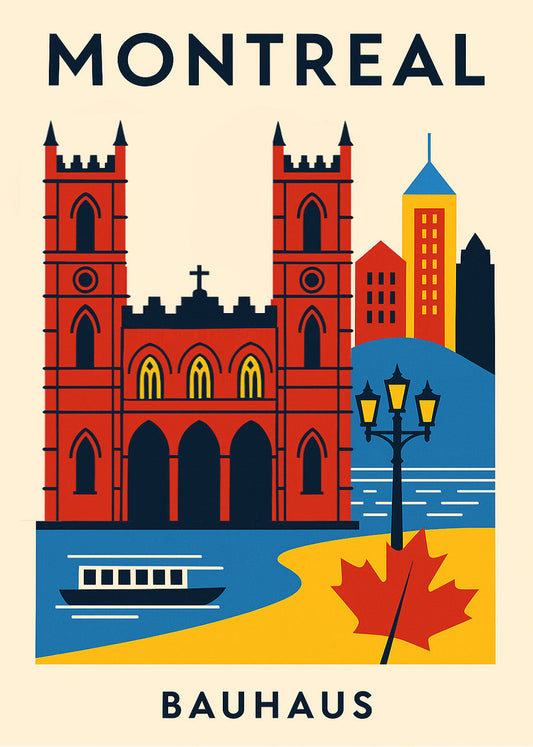 Cuadro Montreal Poster Bauhaus