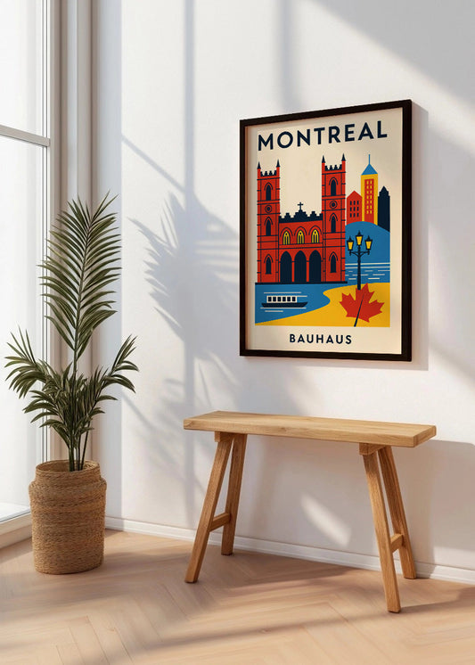 Cuadro Montreal Poster Bauhaus