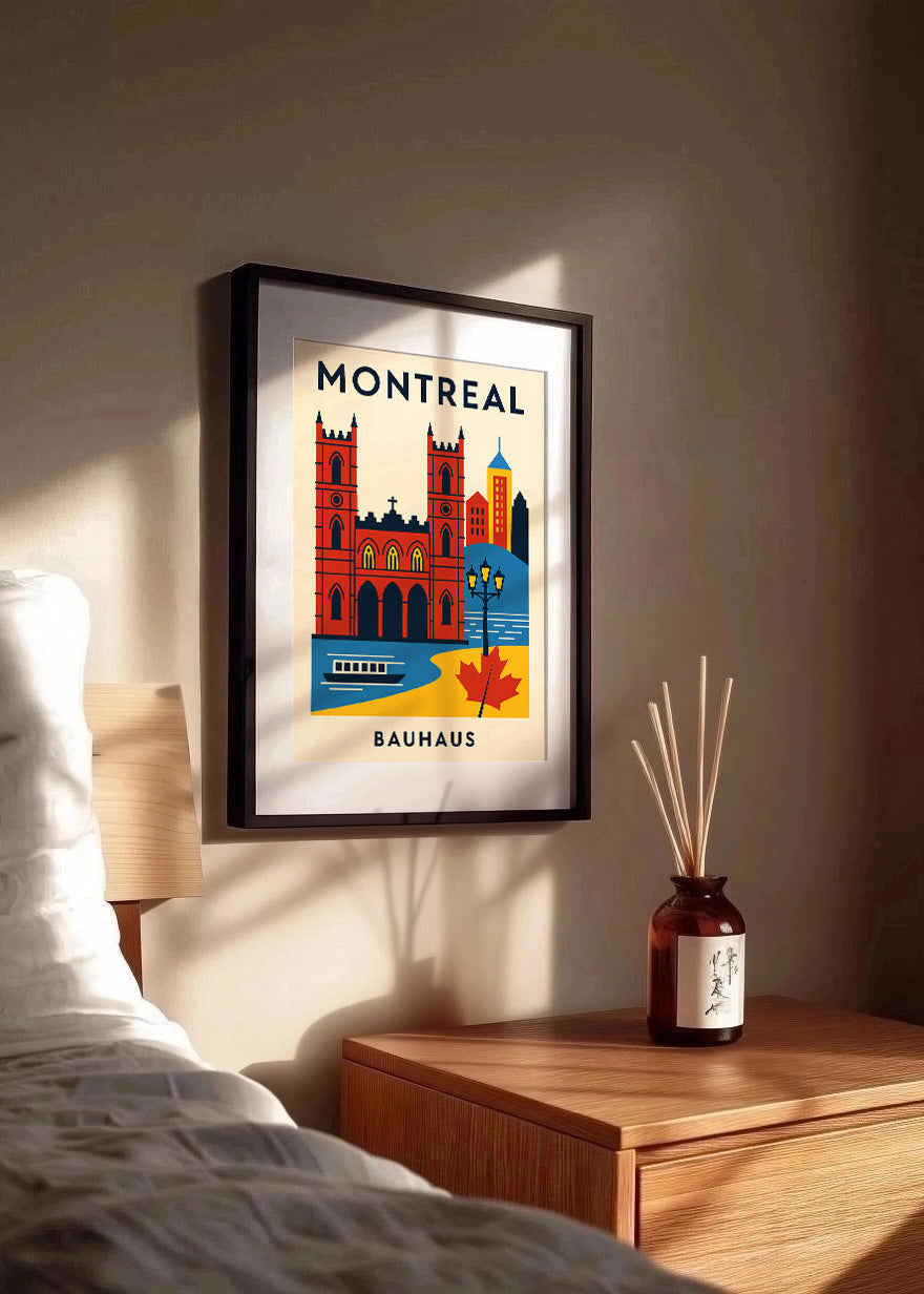 Cuadro Montreal Poster Bauhaus
