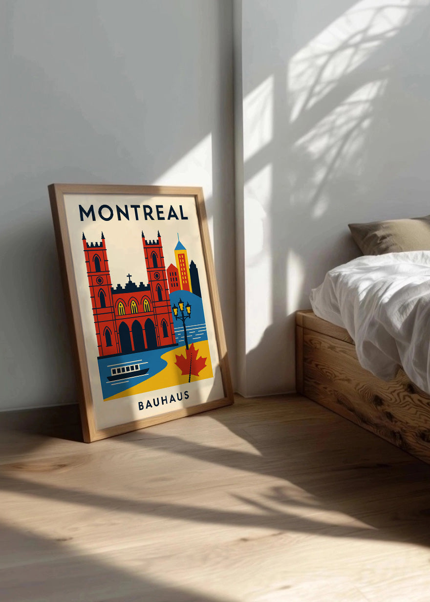 Cuadro Montreal Poster Bauhaus