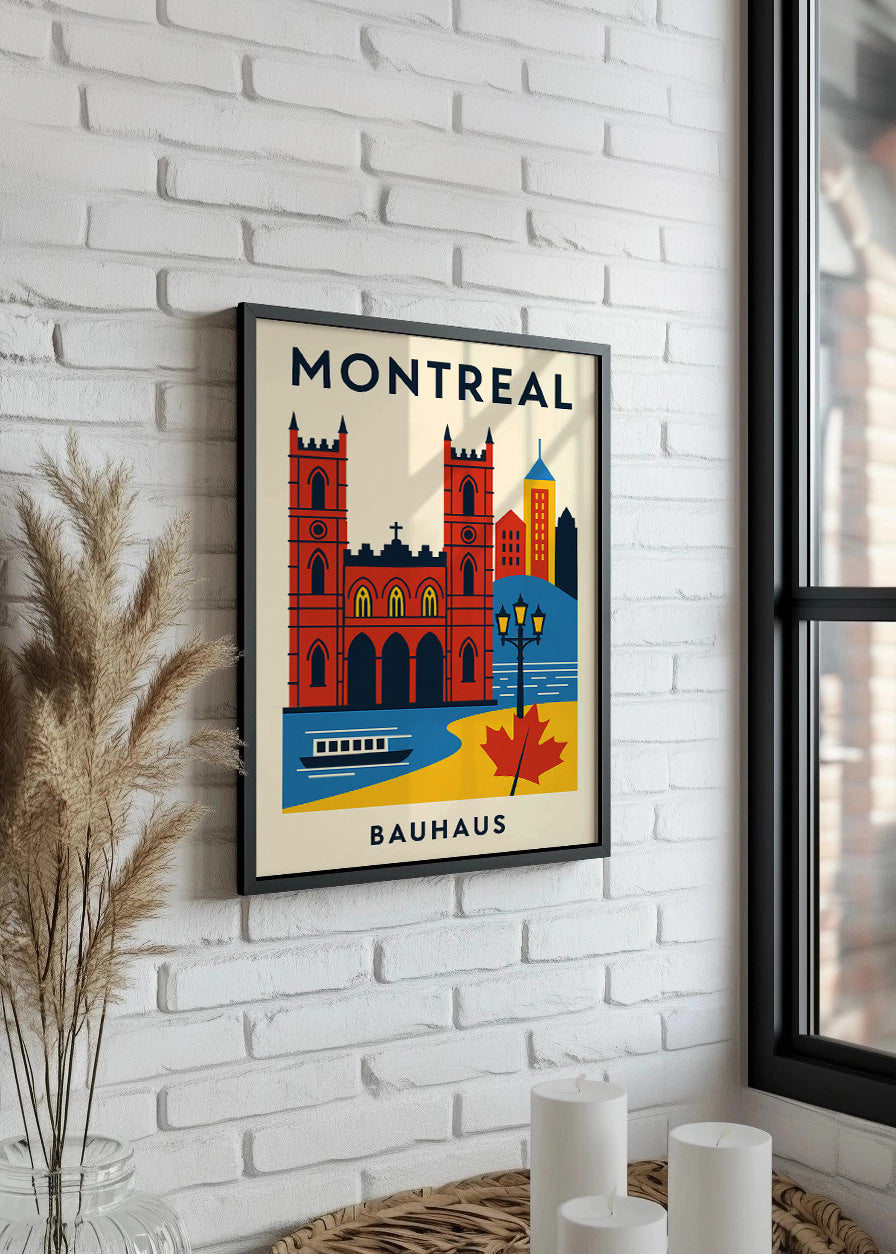 Cuadro Montreal Poster Bauhaus
