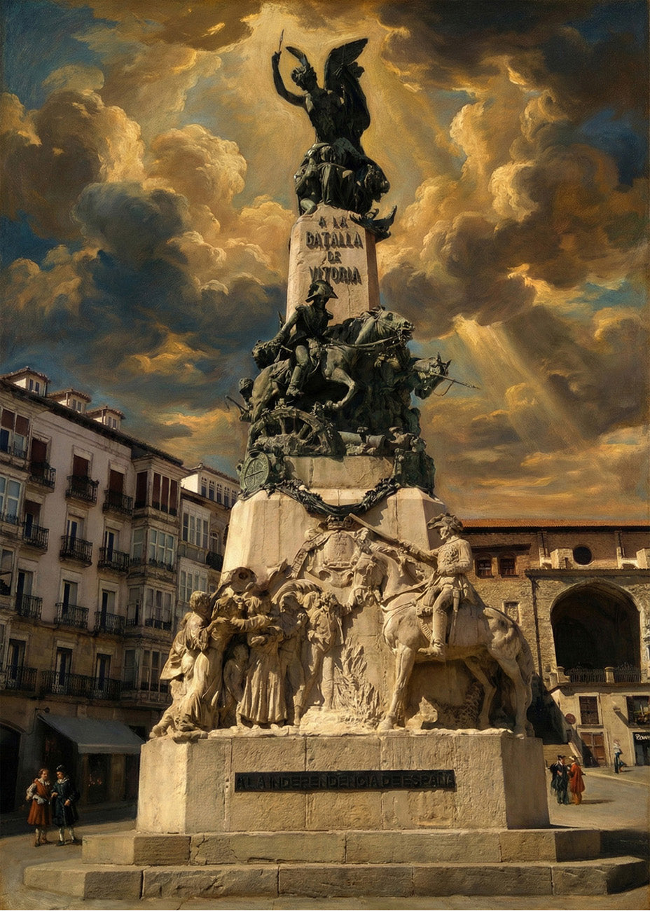 Cuadro Monumento a la Batalla de Vitoria - Barroco
