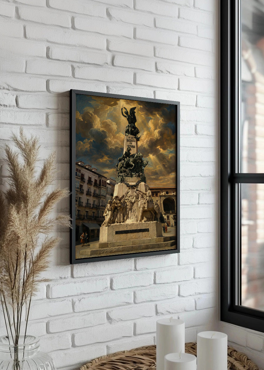 Cuadro Monumento a la Batalla de Vitoria - Barroco