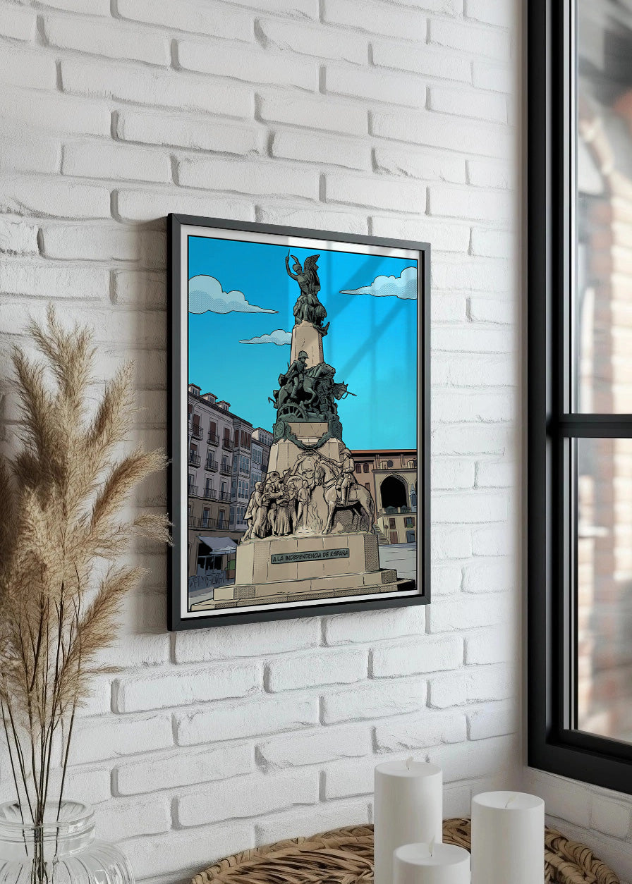 Cuadro Monumento a la Batalla de Vitoria - Cómic