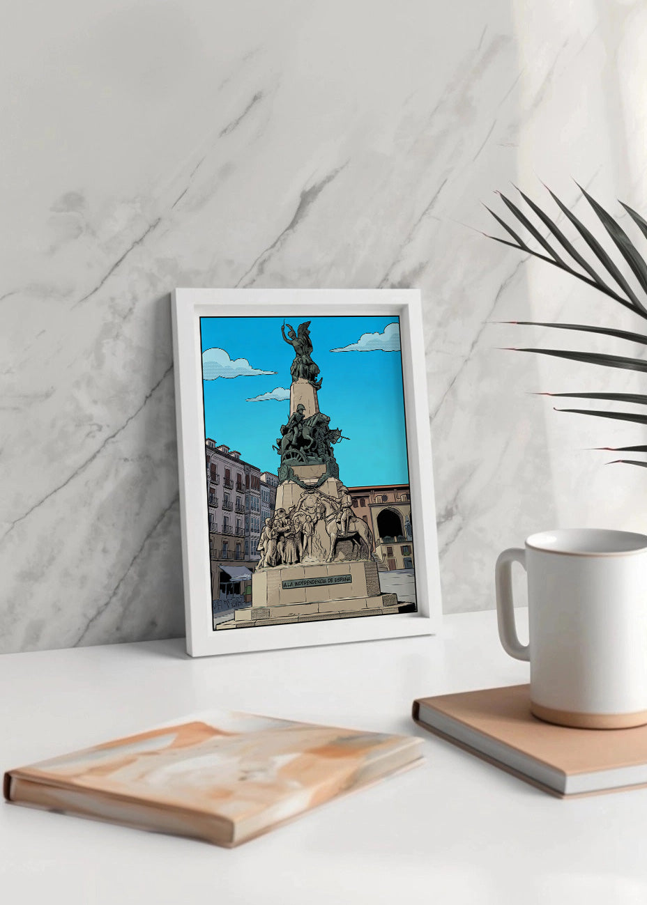 Cuadro Monumento a la Batalla de Vitoria - Cómic