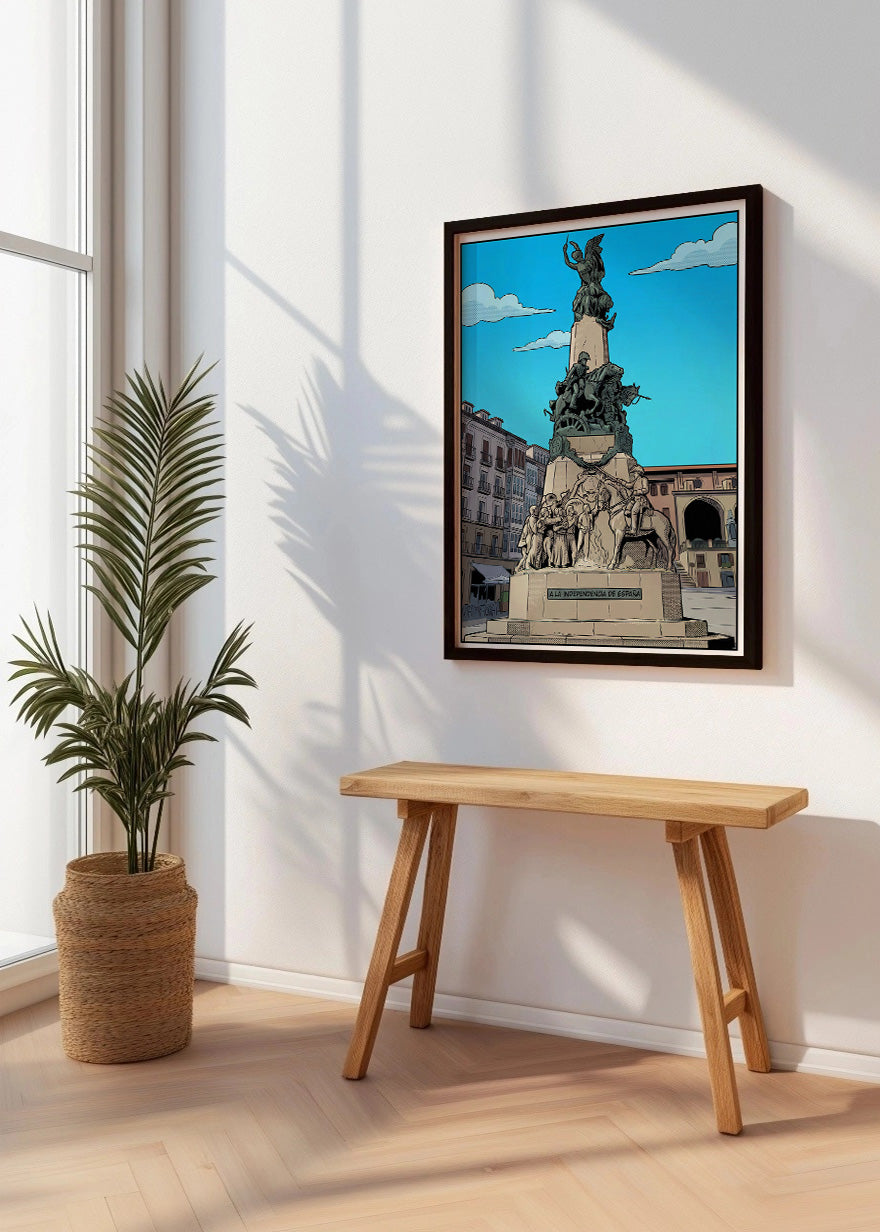 Cuadro Monumento a la Batalla de Vitoria - Cómic