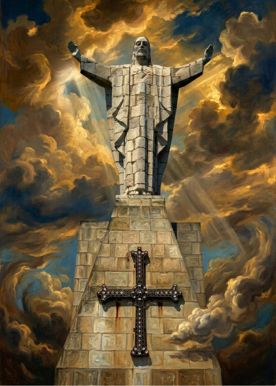Cuadro Monumento de Jesús en Oviedo - Barroco