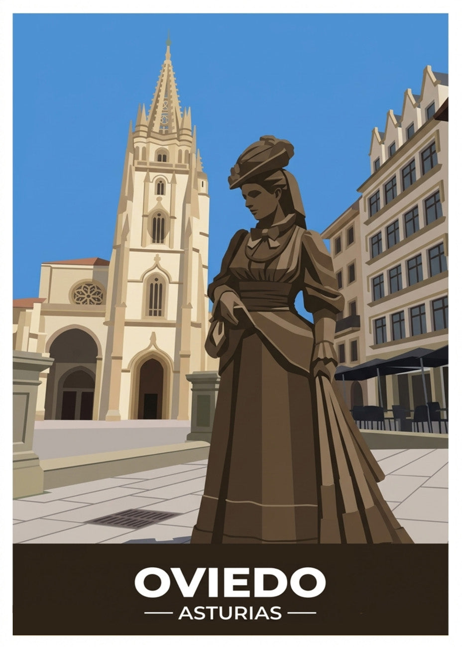 Cuadro Monumento de La Regenta - Flat