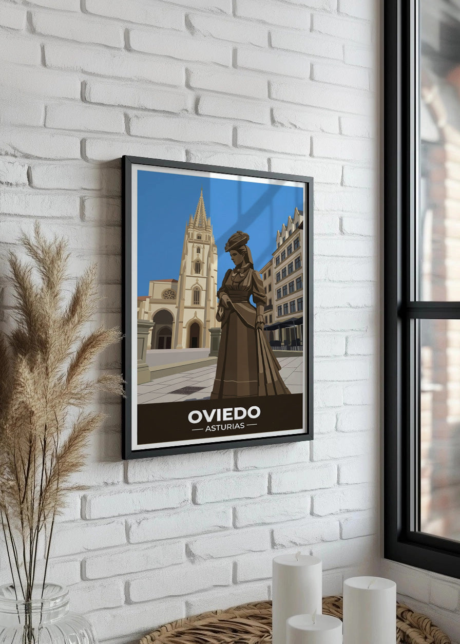 Cuadro Monumento de La Regenta - Flat