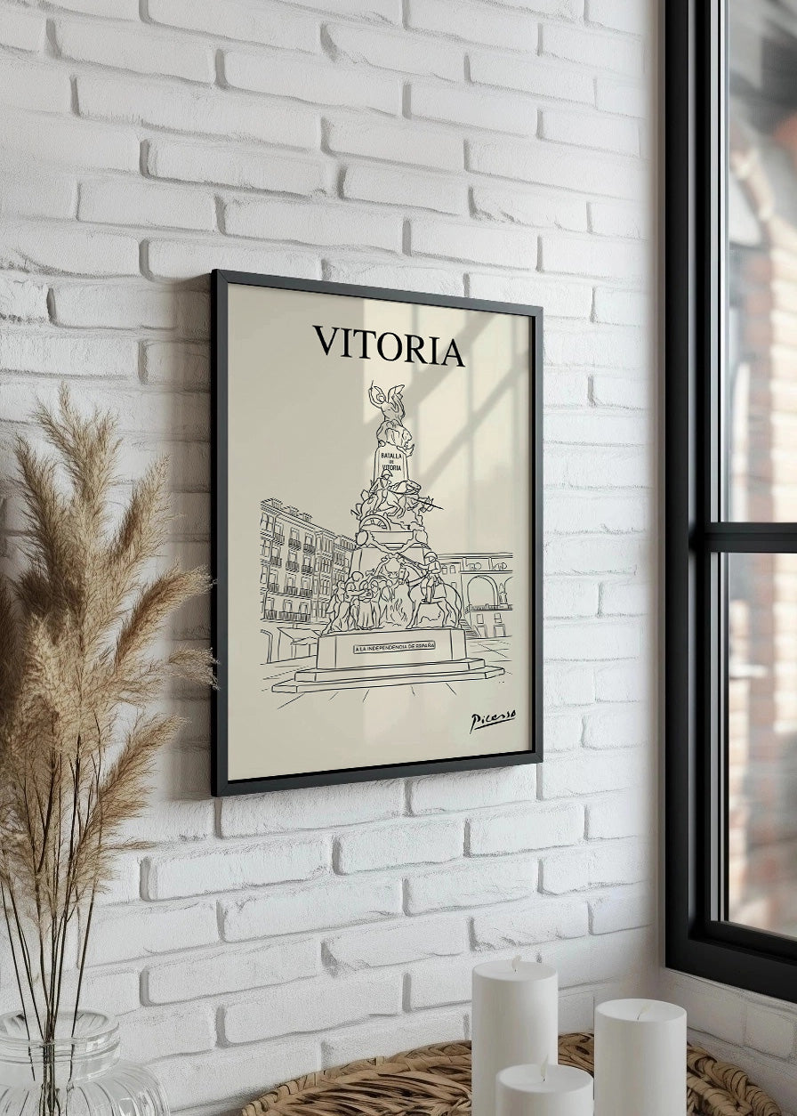 Monument à la bataille de Vitoria - style Picasso