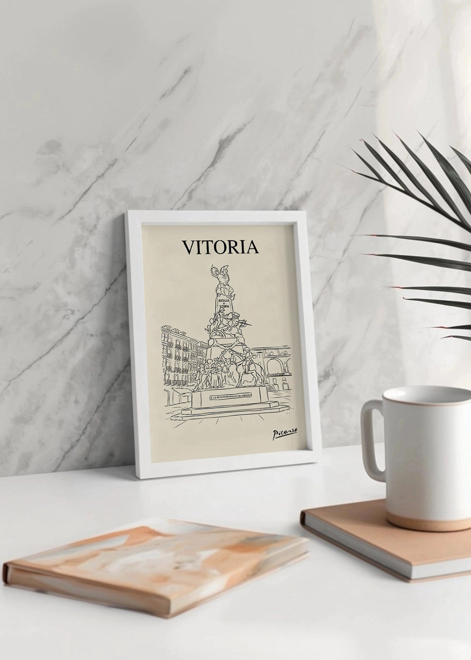 Monument à la bataille de Vitoria - style Picasso