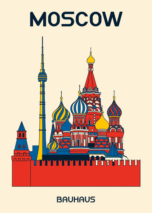 Cuadro Moscow Poster Bauhaus 2