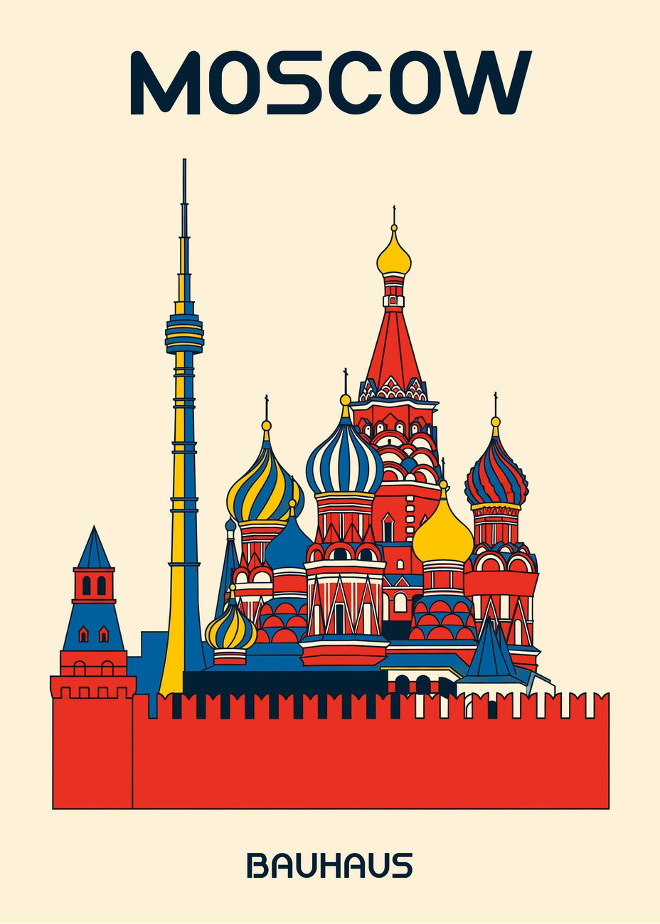 Cuadro Moscow Poster Bauhaus