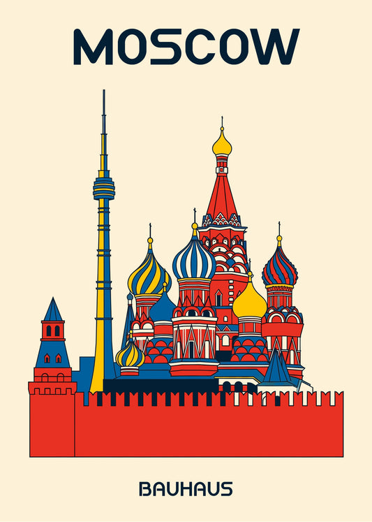 Cuadro Moscow Poster Bauhaus