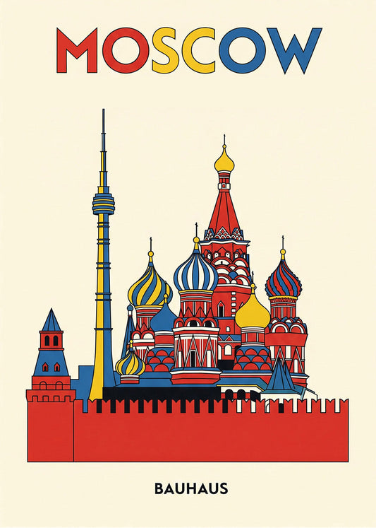 Cuadro Moscow Poster Bauhaus 2