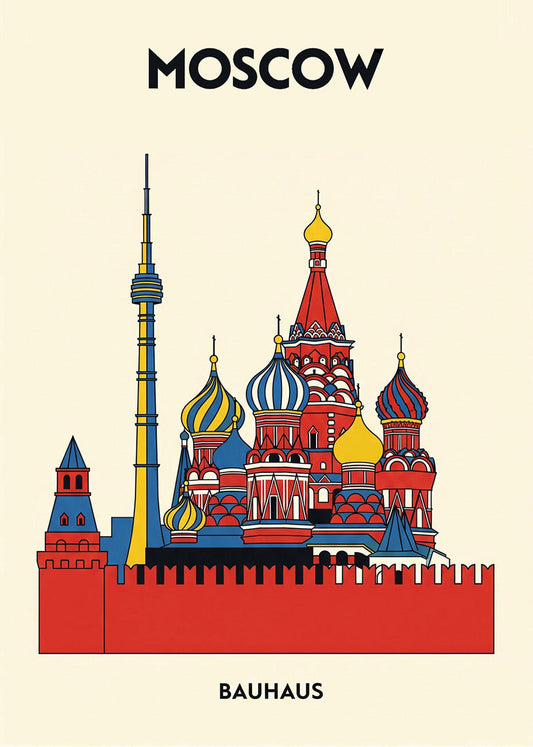Cuadro Moscow Poster Bauhaus