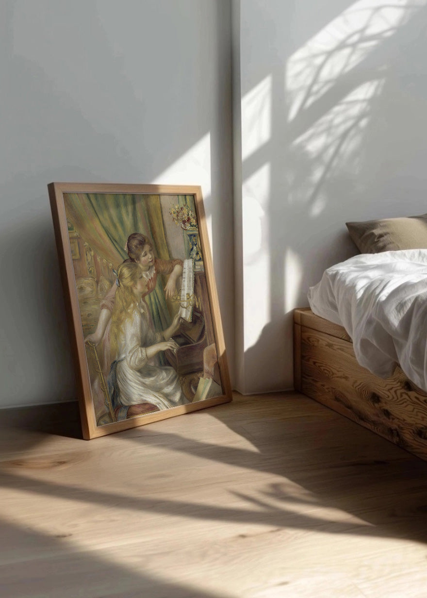Cuadro ​Muchachas al piano (Renoir)