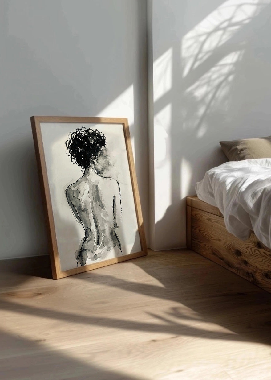 Cuadro Mujer de espaldas sin rostro
