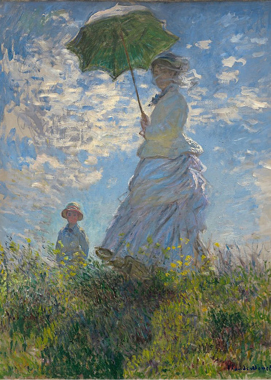 Cuadro ​Mujer con sombrilla (Claude Monet)