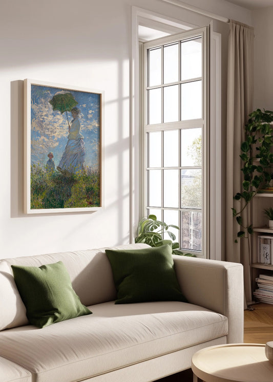 Cuadro ​Mujer con sombrilla (Claude Monet)