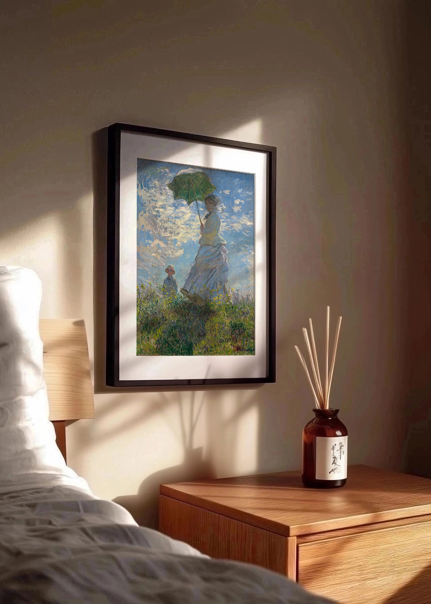 Cuadro ​Mujer con sombrilla (Claude Monet)