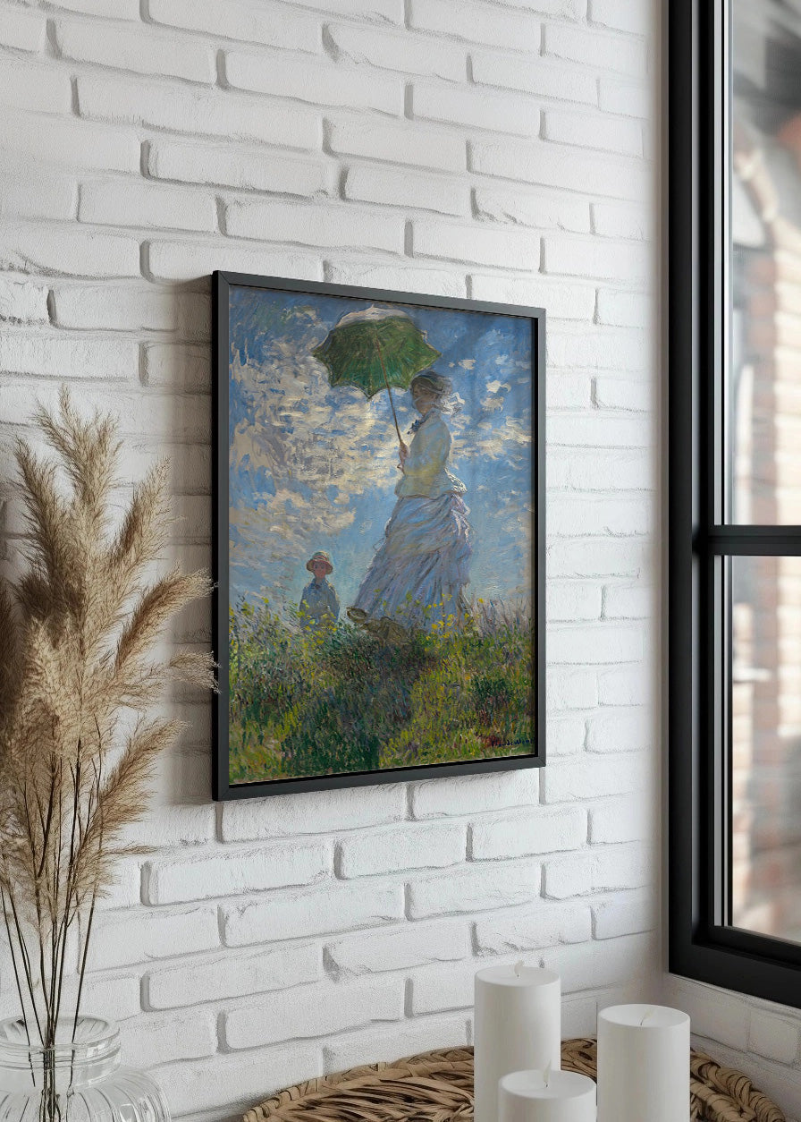 Cuadro ​Mujer con sombrilla (Claude Monet)