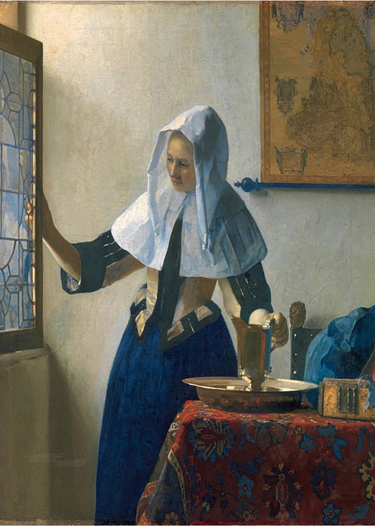 Cuadro ​Mujer joven con una jarra de agua (Vermeer)
