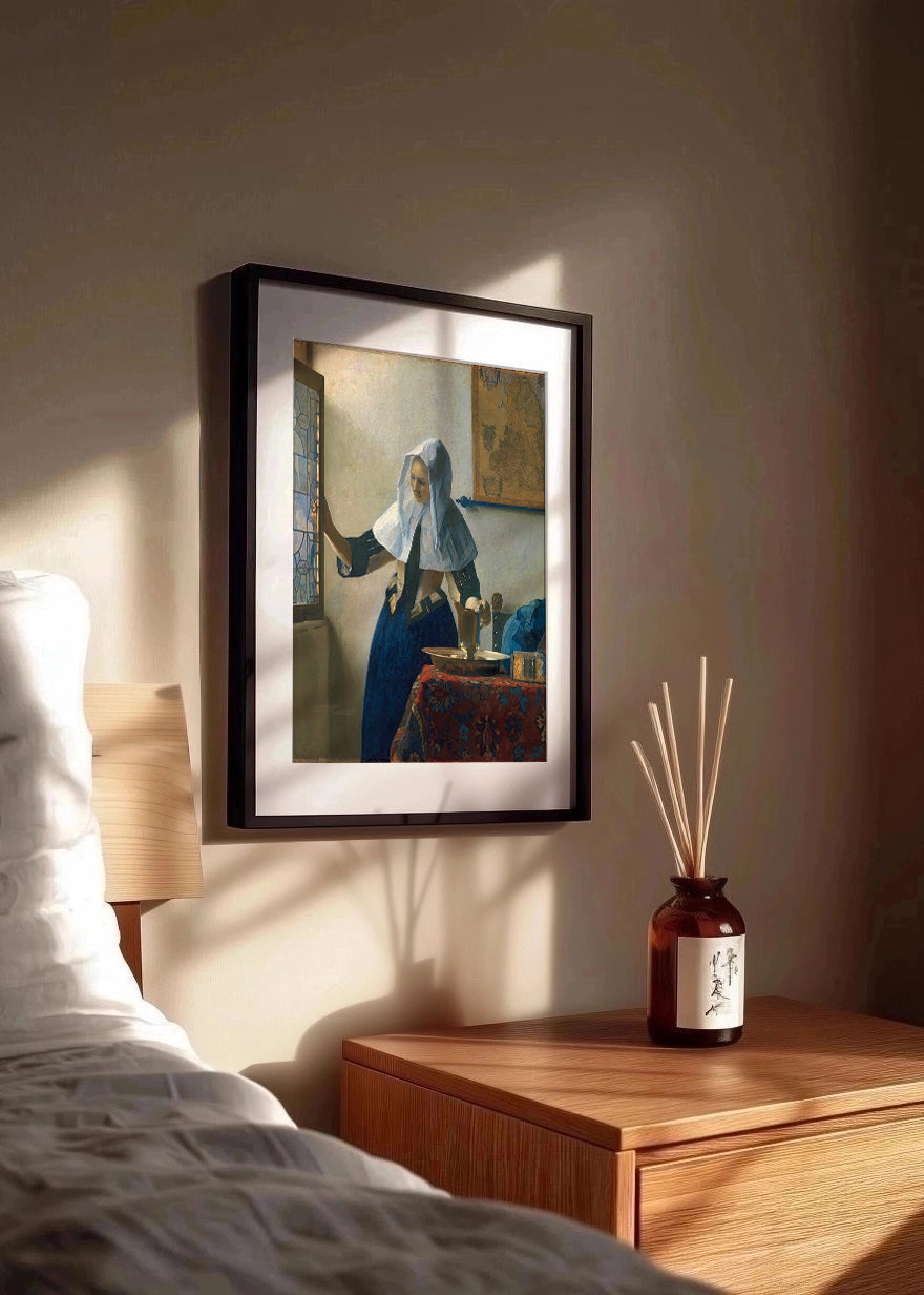 Cuadro ​Mujer joven con una jarra de agua (Vermeer)
