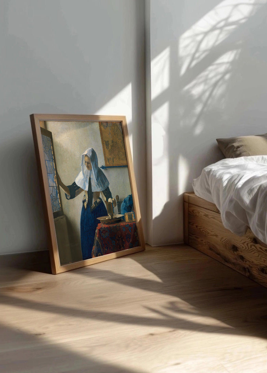 Cuadro ​Mujer joven con una jarra de agua (Vermeer)