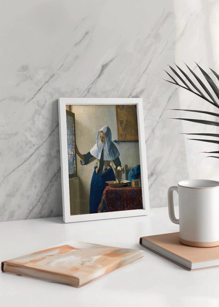 Cuadro ​Mujer joven con una jarra de agua (Vermeer)