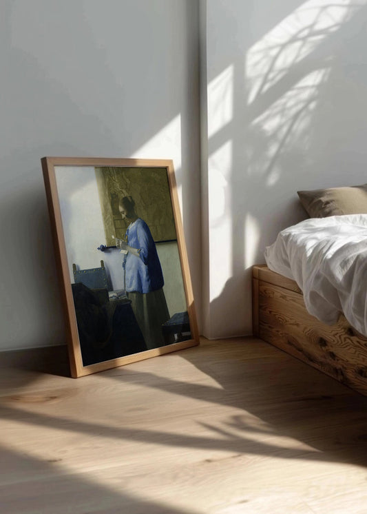 Cuadro ​Mujer leyendo una carta (Johannes Vermeer)