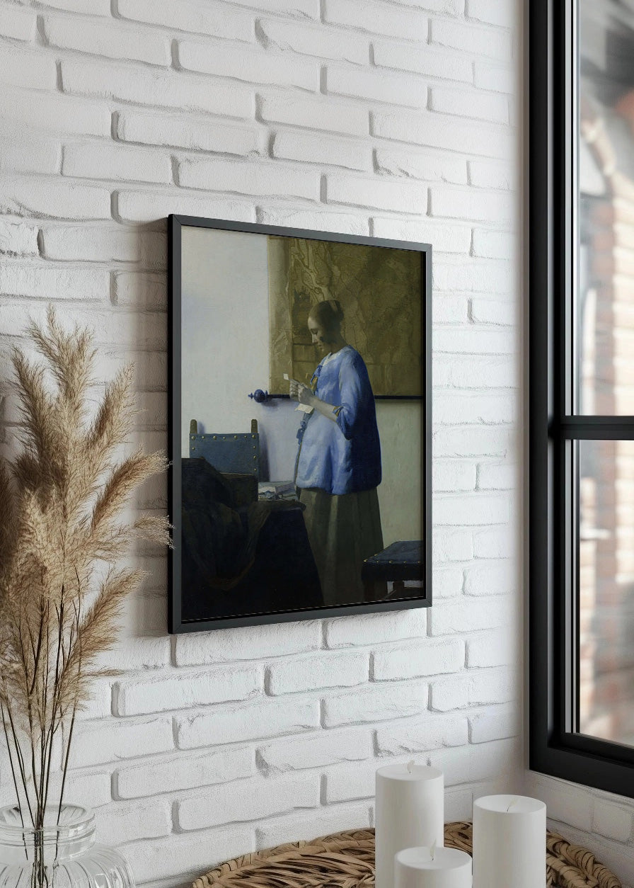 Cuadro ​Mujer leyendo una carta (Johannes Vermeer)