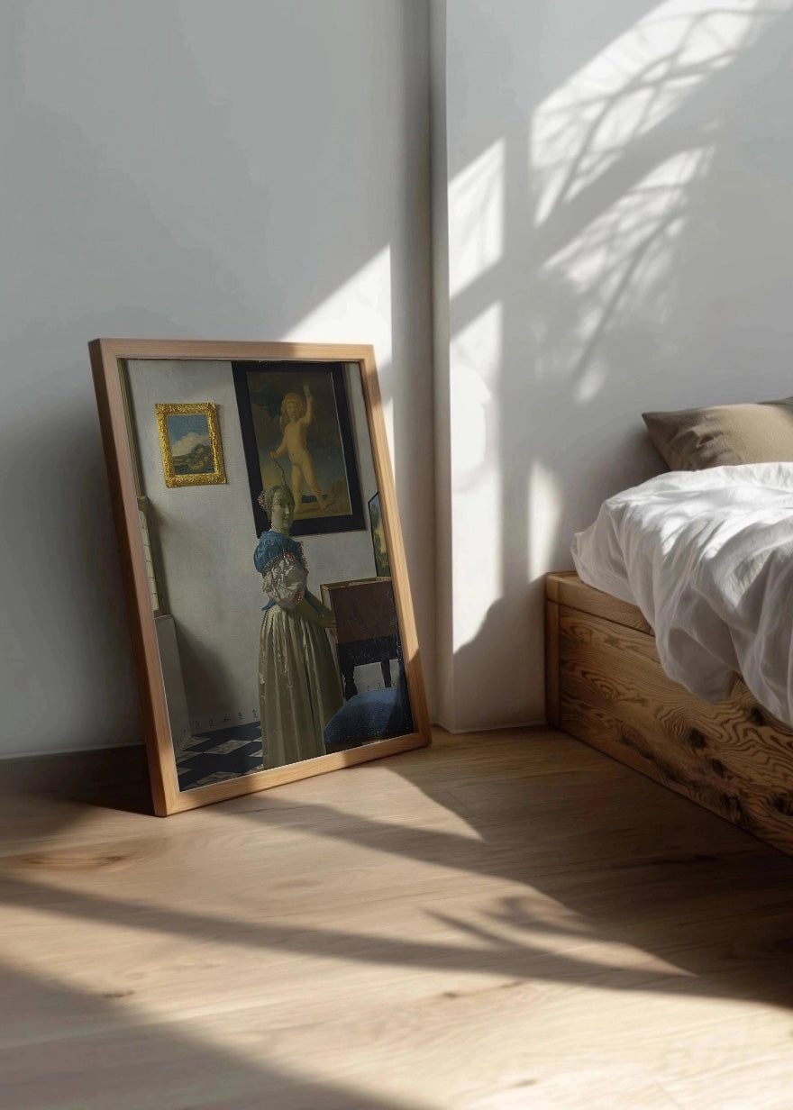 Cuadro ​Mujer tocando el virginal (Johannes Vermeer)