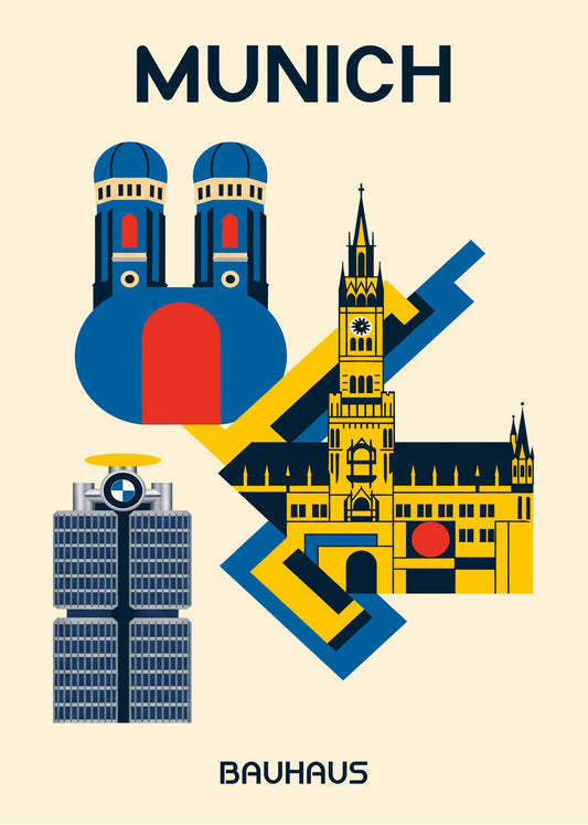 Cuadro Munich Poster Bauhaus