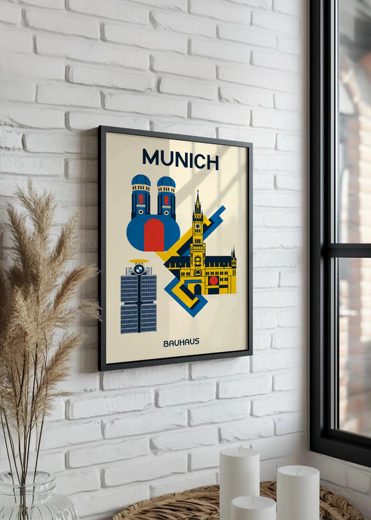 Cuadro Munich Poster Bauhaus