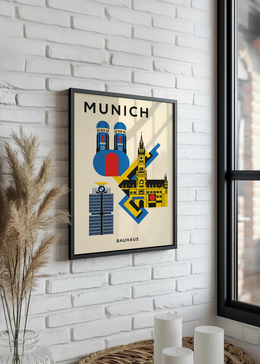 Cuadro Munich Poster Bauhaus