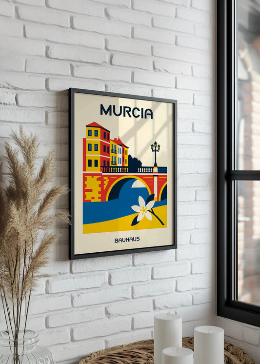 Cuadro Murcia Poster Bauhaus