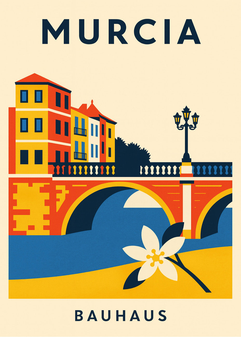 Cuadro Murcia Poster Bauhaus