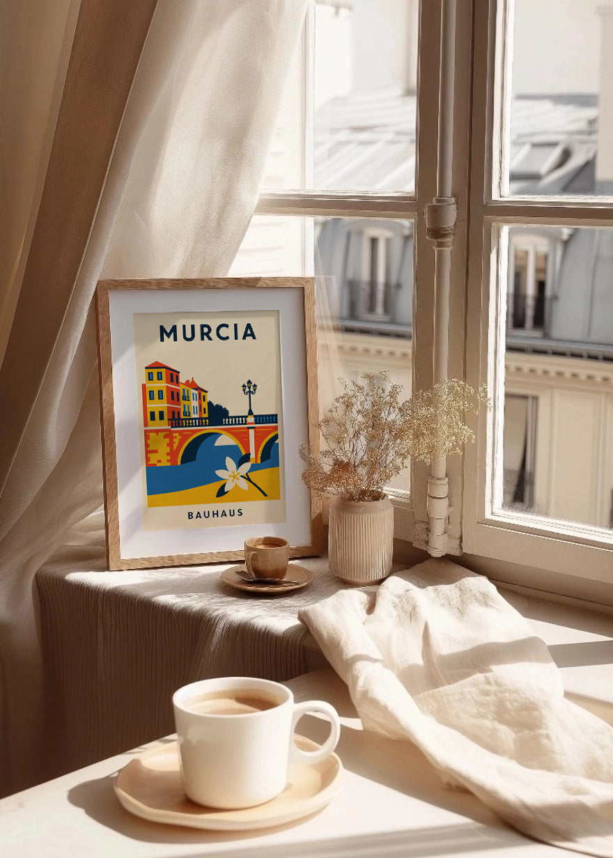 Cuadro Murcia Poster Bauhaus