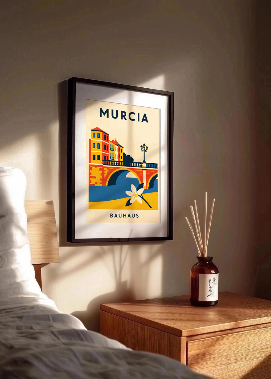 Cuadro Murcia Poster Bauhaus
