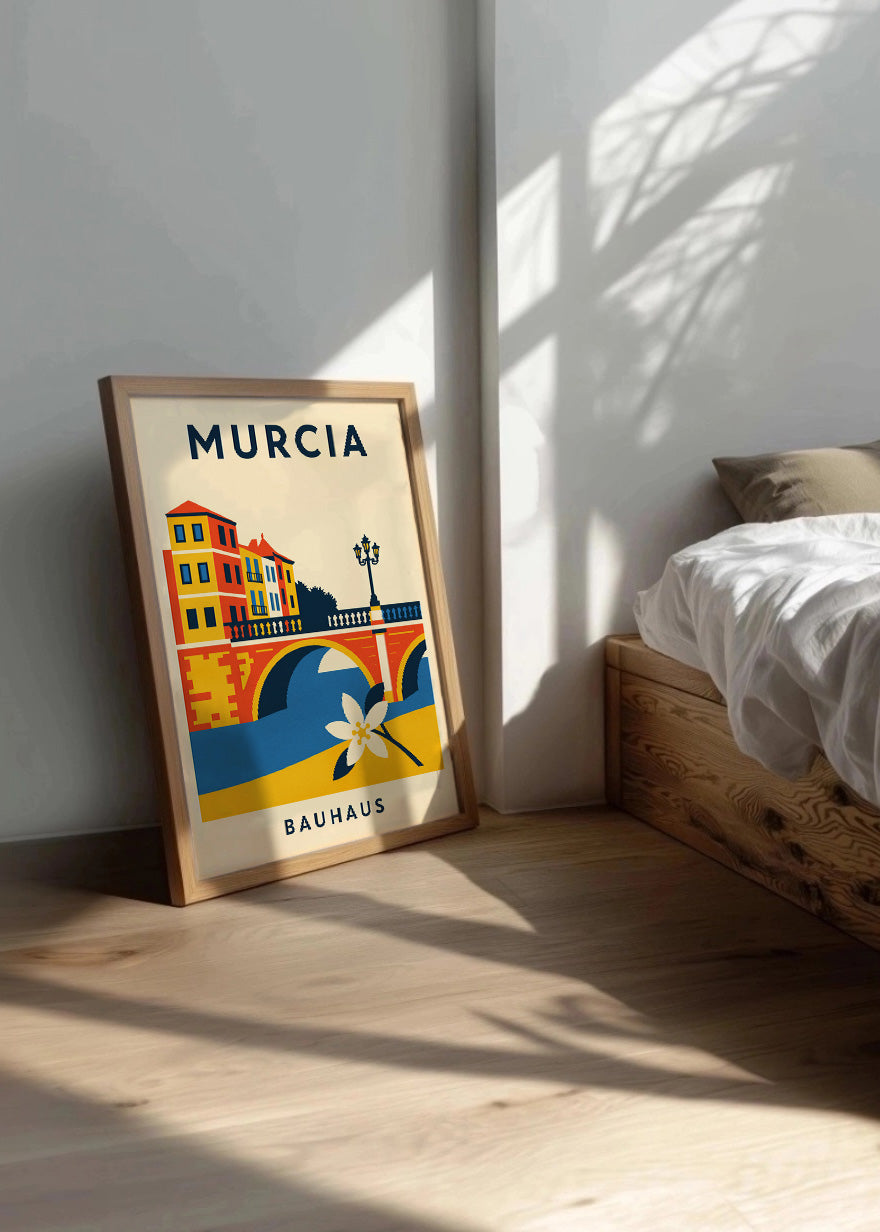Cuadro Murcia Poster Bauhaus