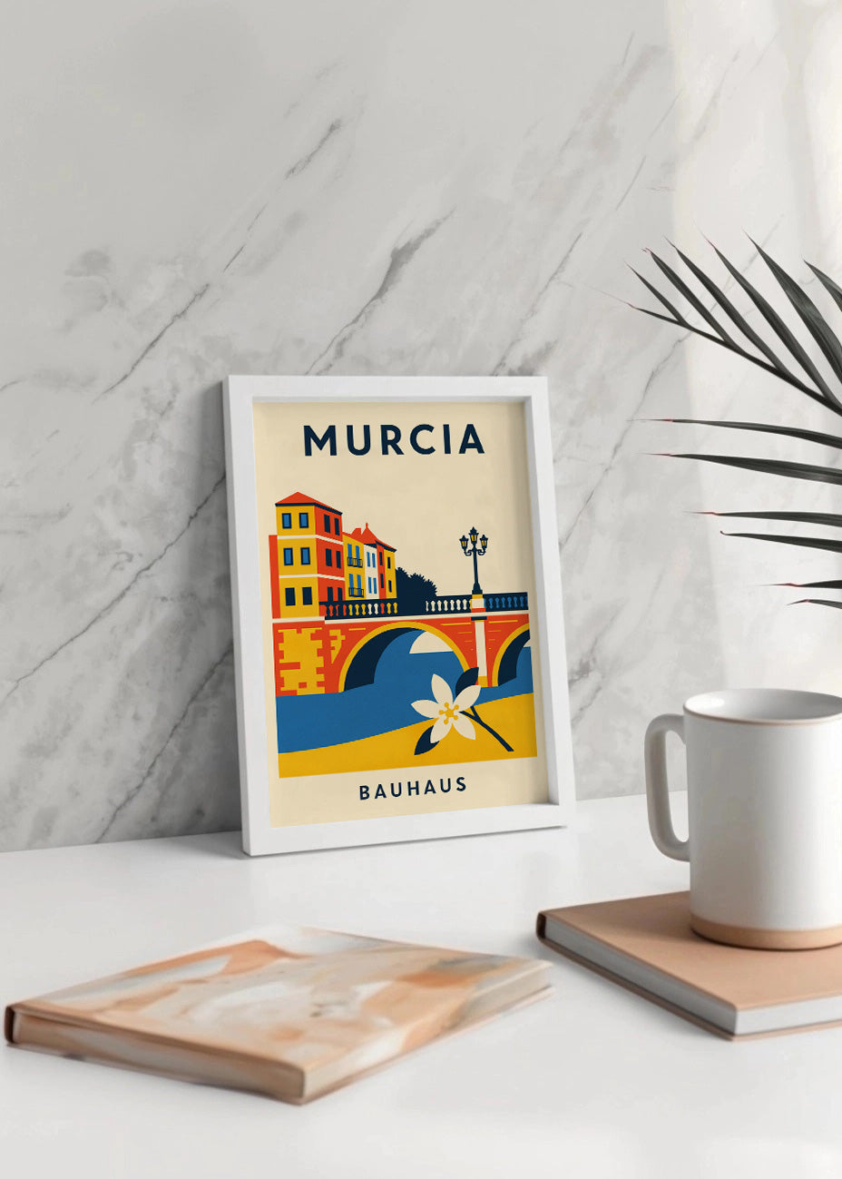 Cuadro Murcia Poster Bauhaus