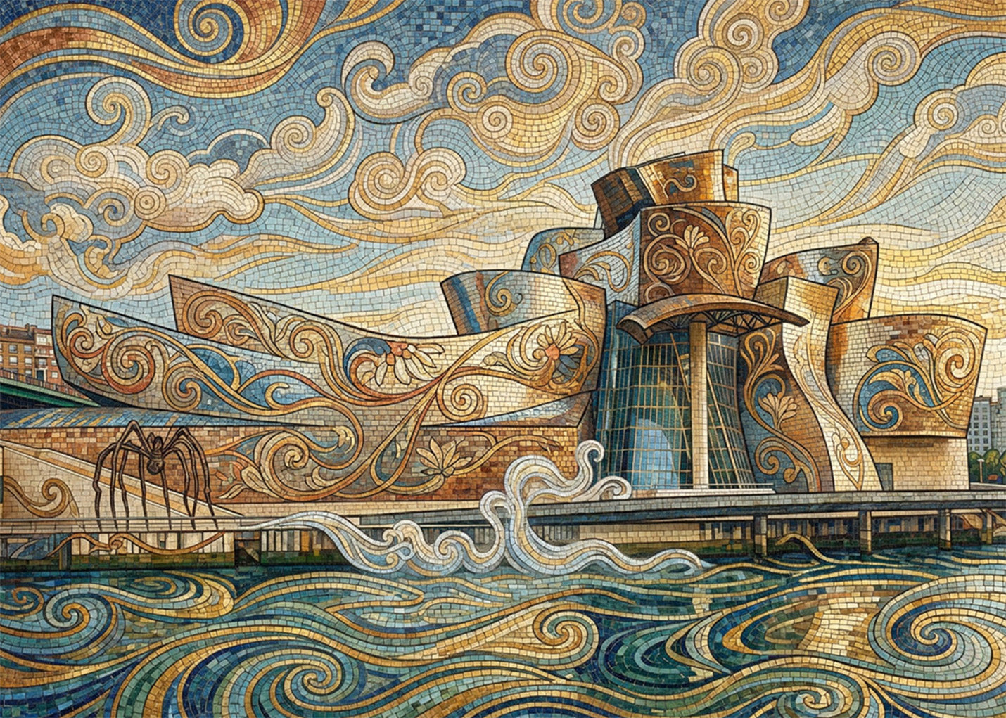 Cuadro Museo Guggenheim - Art Nouveau