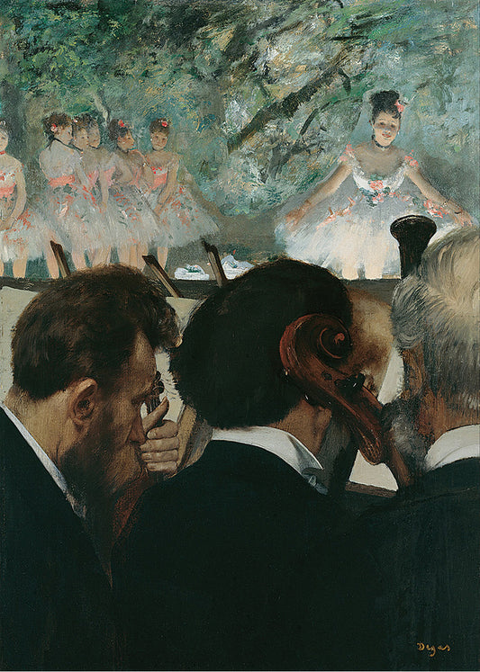 Cuadro ​Músicos de orquesta (Edgar Degas)